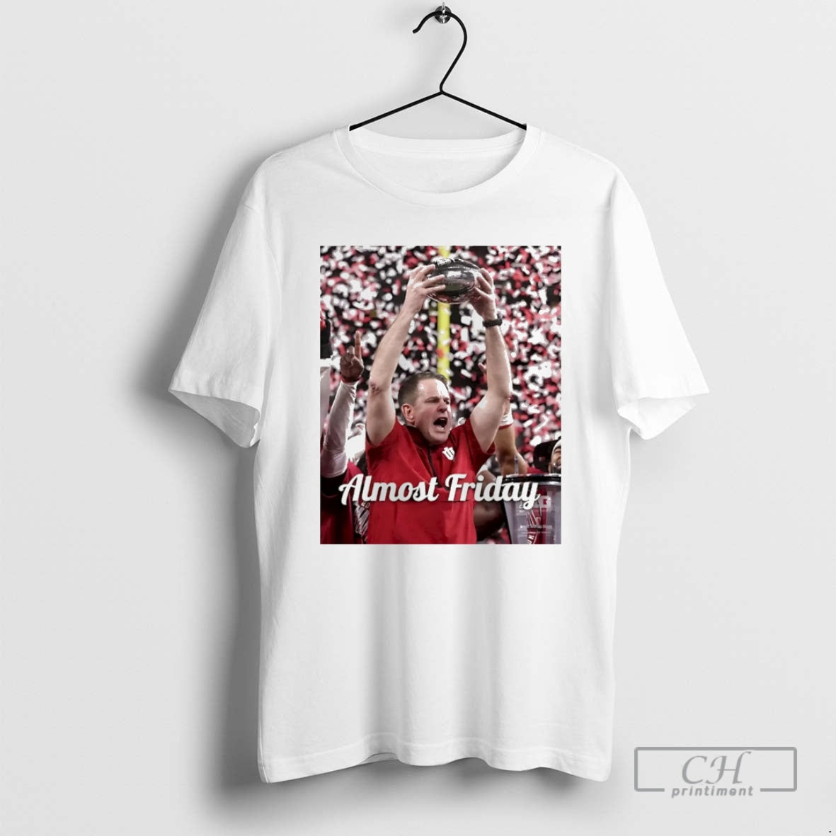 Premium Almost Friday Indiana Coach Cig Curt Cignetti Christmas Shirt Sweater