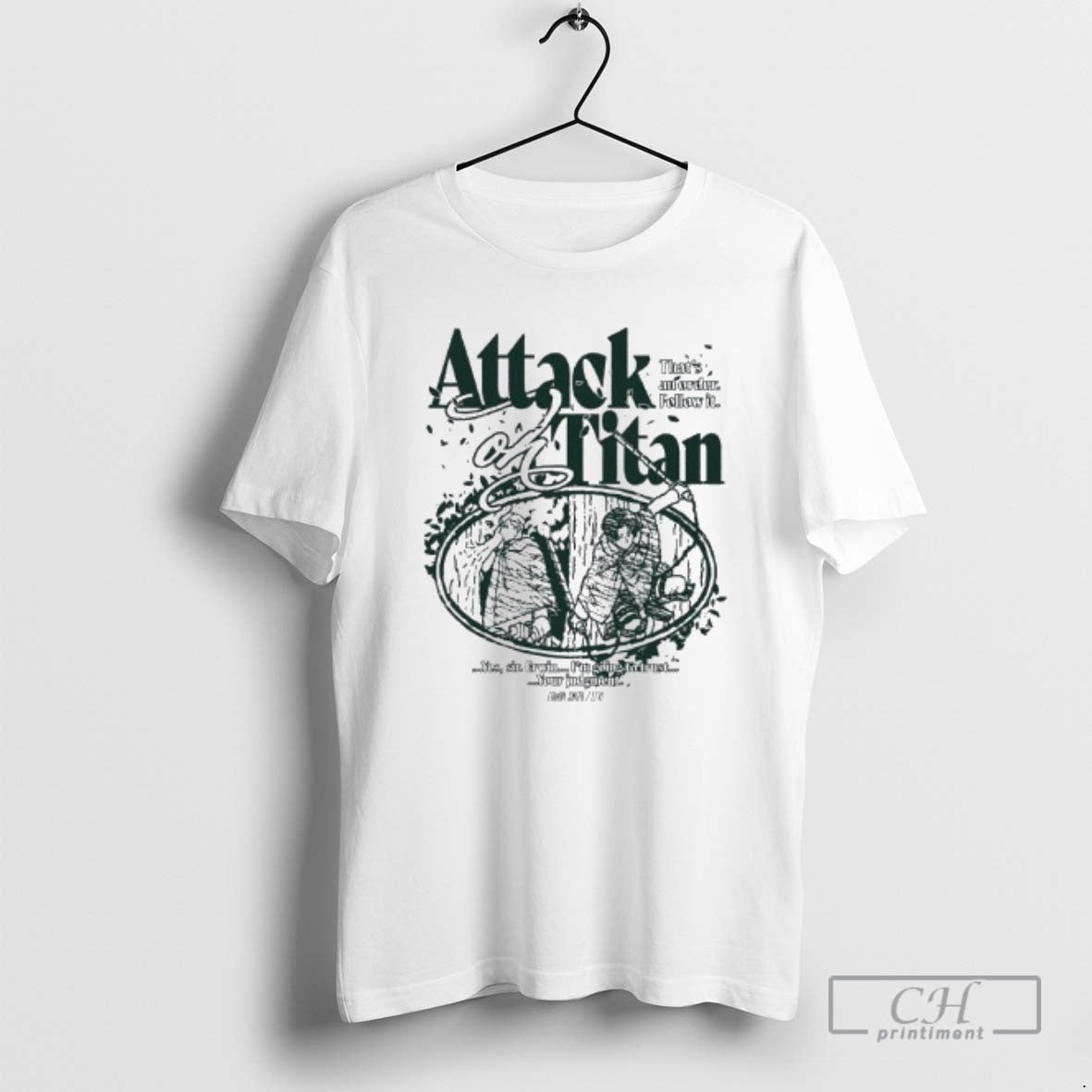 Premium Attack On Titan Thats An Order Follow It Your Judgment Shirt Sweater