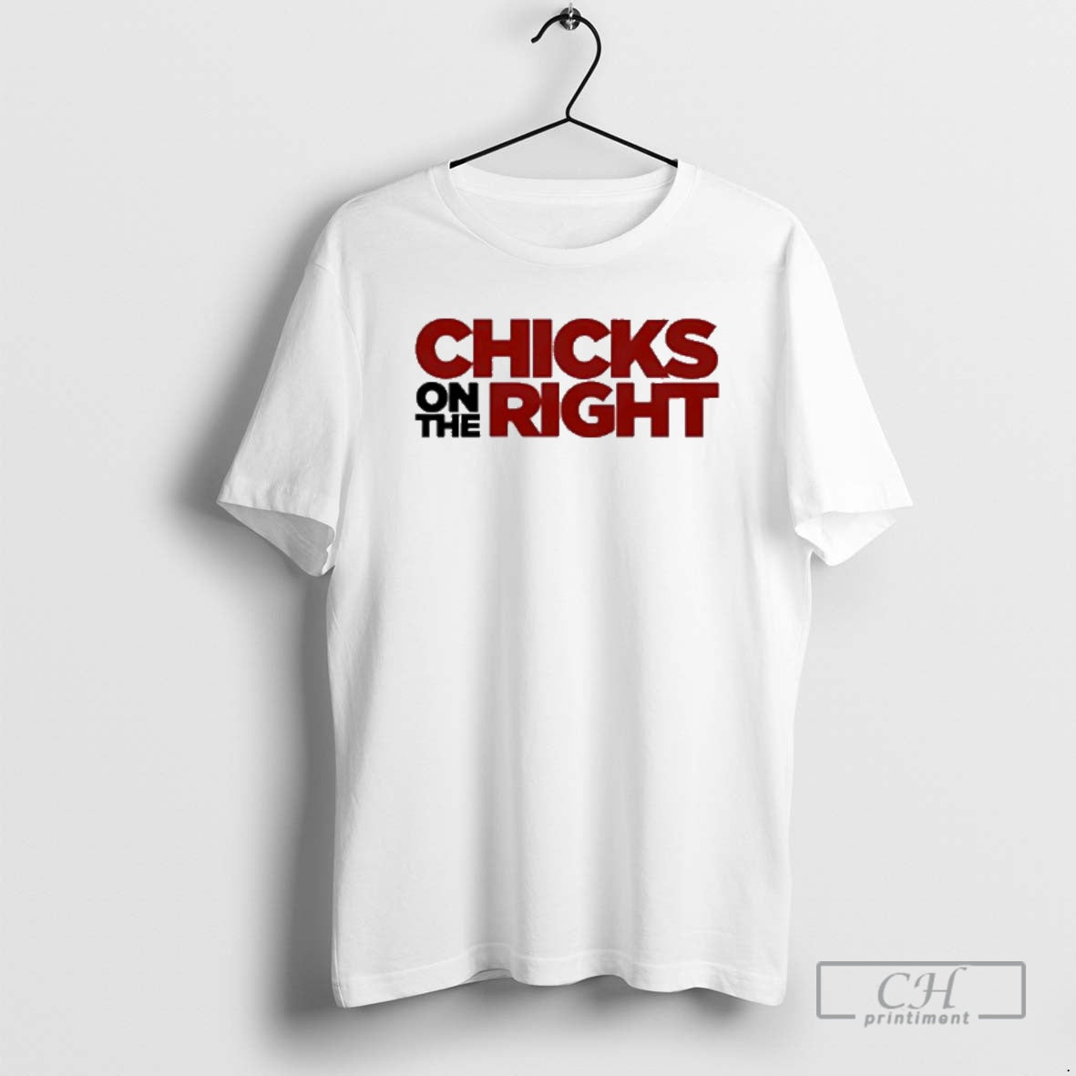 Premium Chicks On The Right Ringer Shirt Sweater