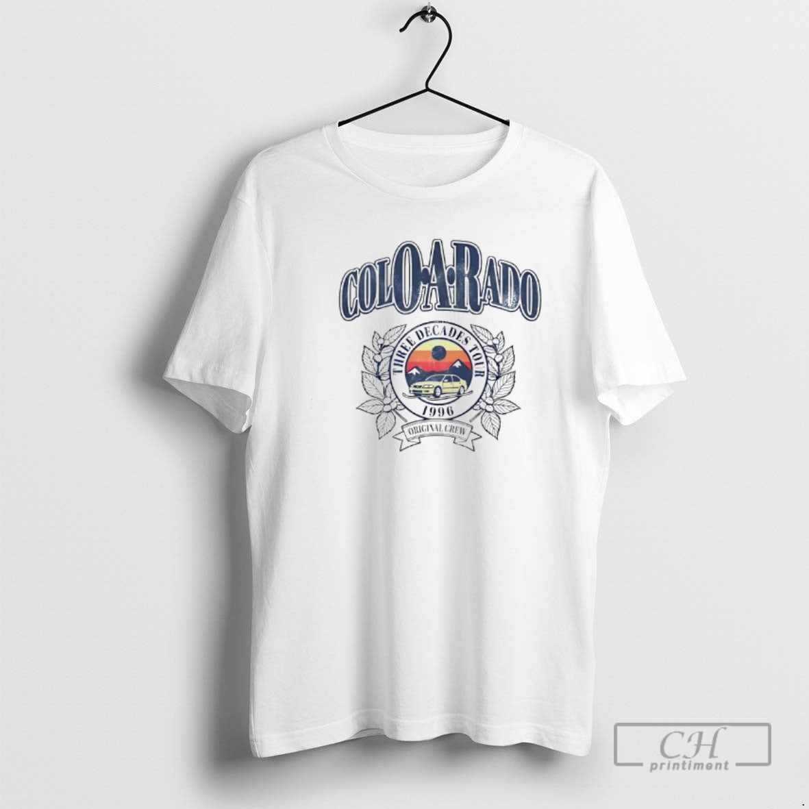 Premium Coloarado Three Decades Tour 1996 Crew Vintage Car Shirt Sweater