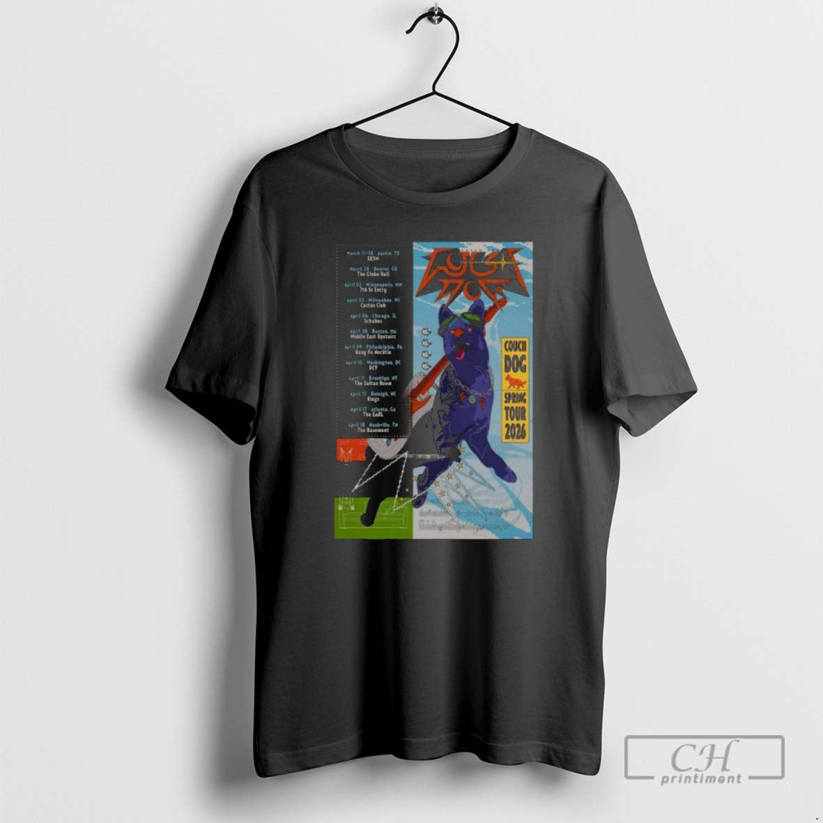 Premium Couch Dog Spring Tour 2026 Dates Shirt Sweater