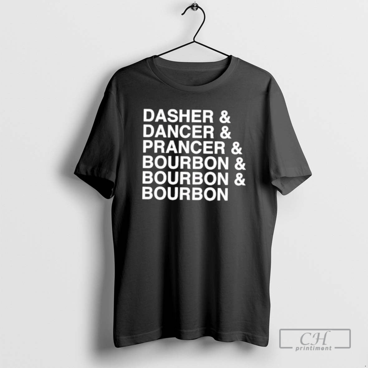 Premium Dasher Dancer Prancer And Bourbon Shirt Sweater