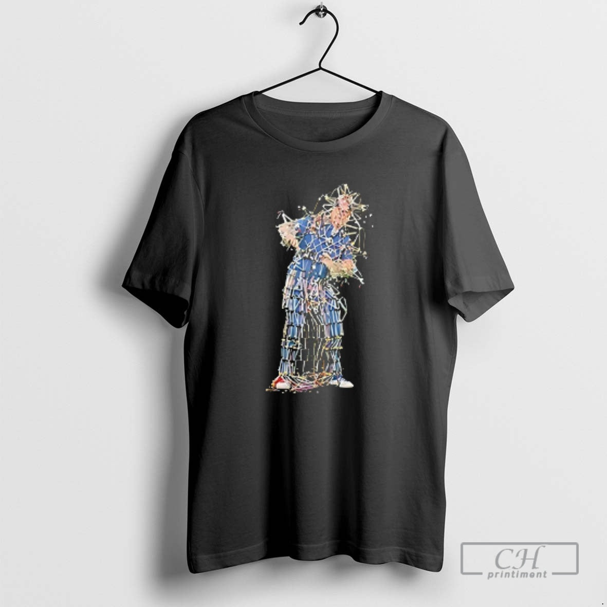 Premium David Byrne Who Is The Sky Tour Art Double Graphic Shirt Sweater
