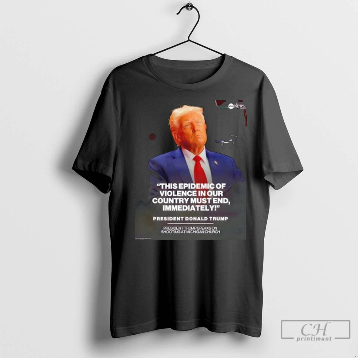 Premium Donald Trump This Epidemic Of Violence In Our Country Must End Immediately Ladies