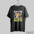 Premium Eat My Aces Tennis Bear With Racket And Ball T Shirts