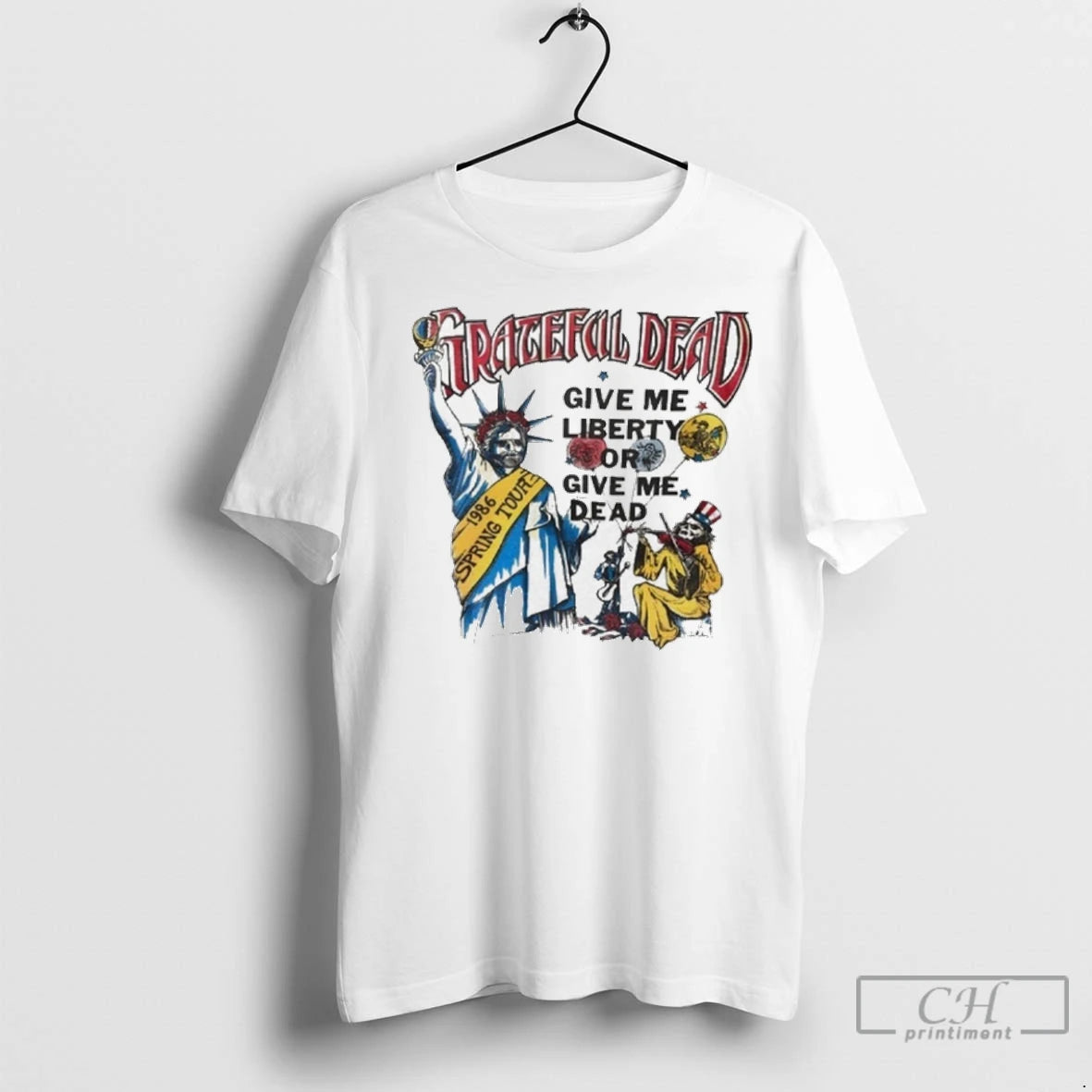 Premium Grateful Dead 1986 Spring Tour Give Me Liberty Or Give Me Dead Lot