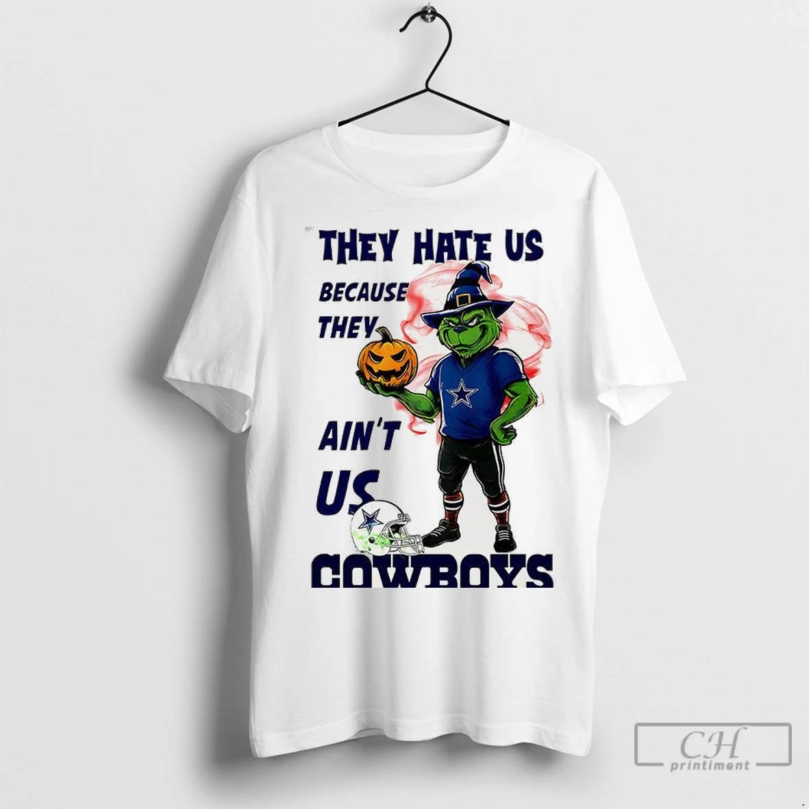 Premium Grinch X Dallas Cowboys They Hate Us Because They Aint Us Cowboys Halloween