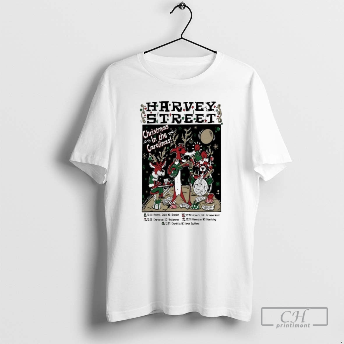 Premium Harvey Street 2026 Christmas In The Carolinas Shows Shirt Sweater