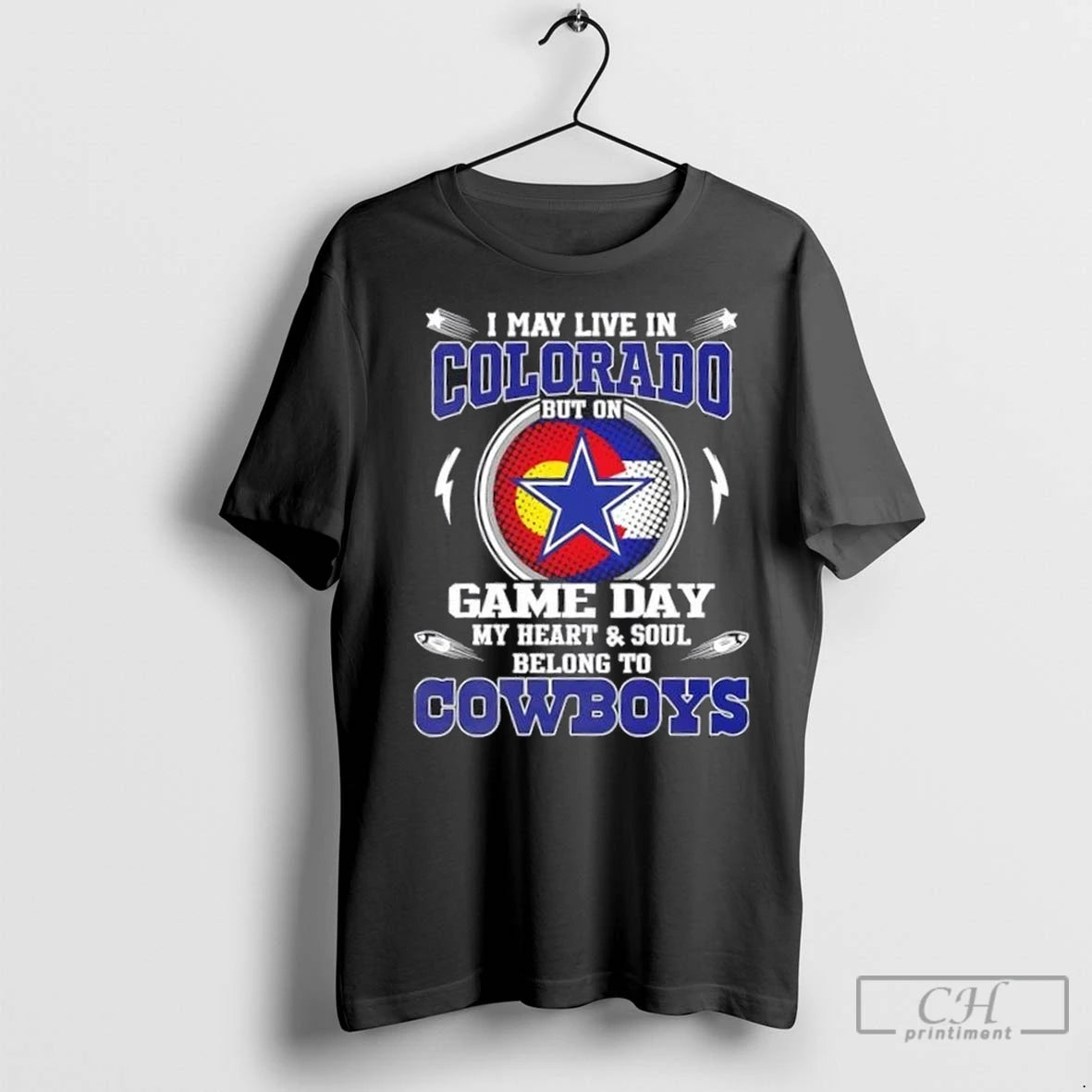 Premium I May Live In Colorado But On Game Day My Heart And Soul Belongs