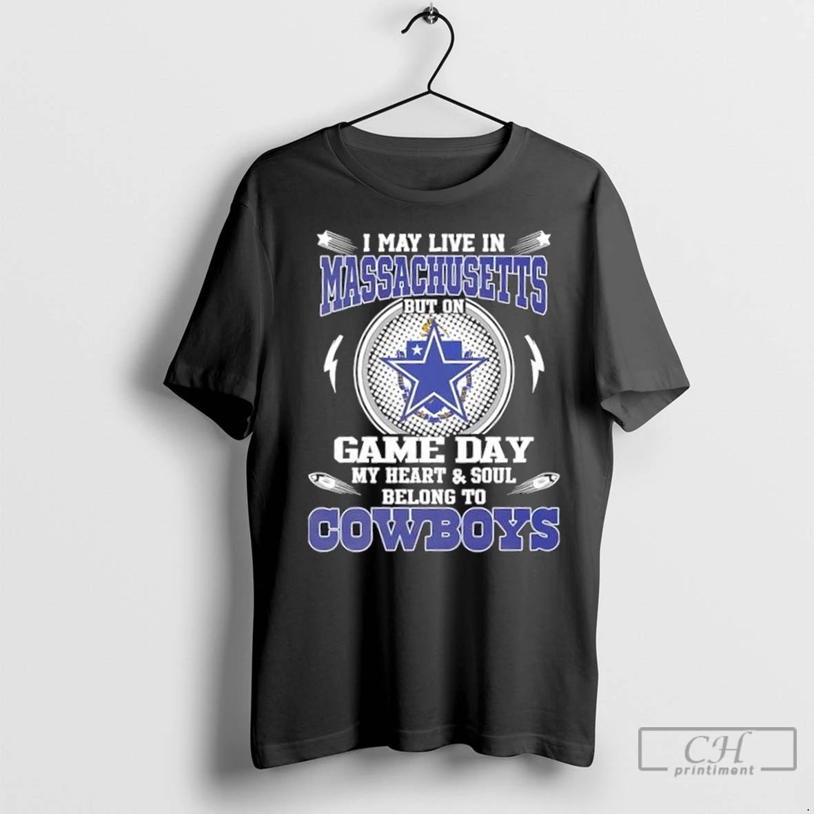 Premium I May Live In Massachusetts But On Game Day My Heart And Soul Belongs