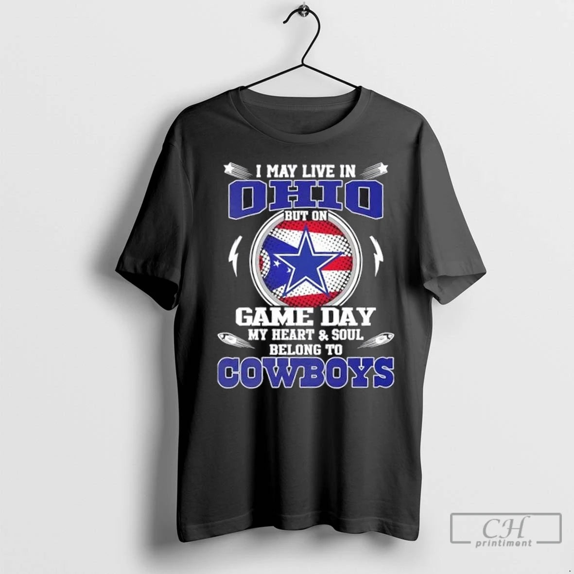 Premium I May Live In Ohio But On Game Day My Heart And Soul Belongs