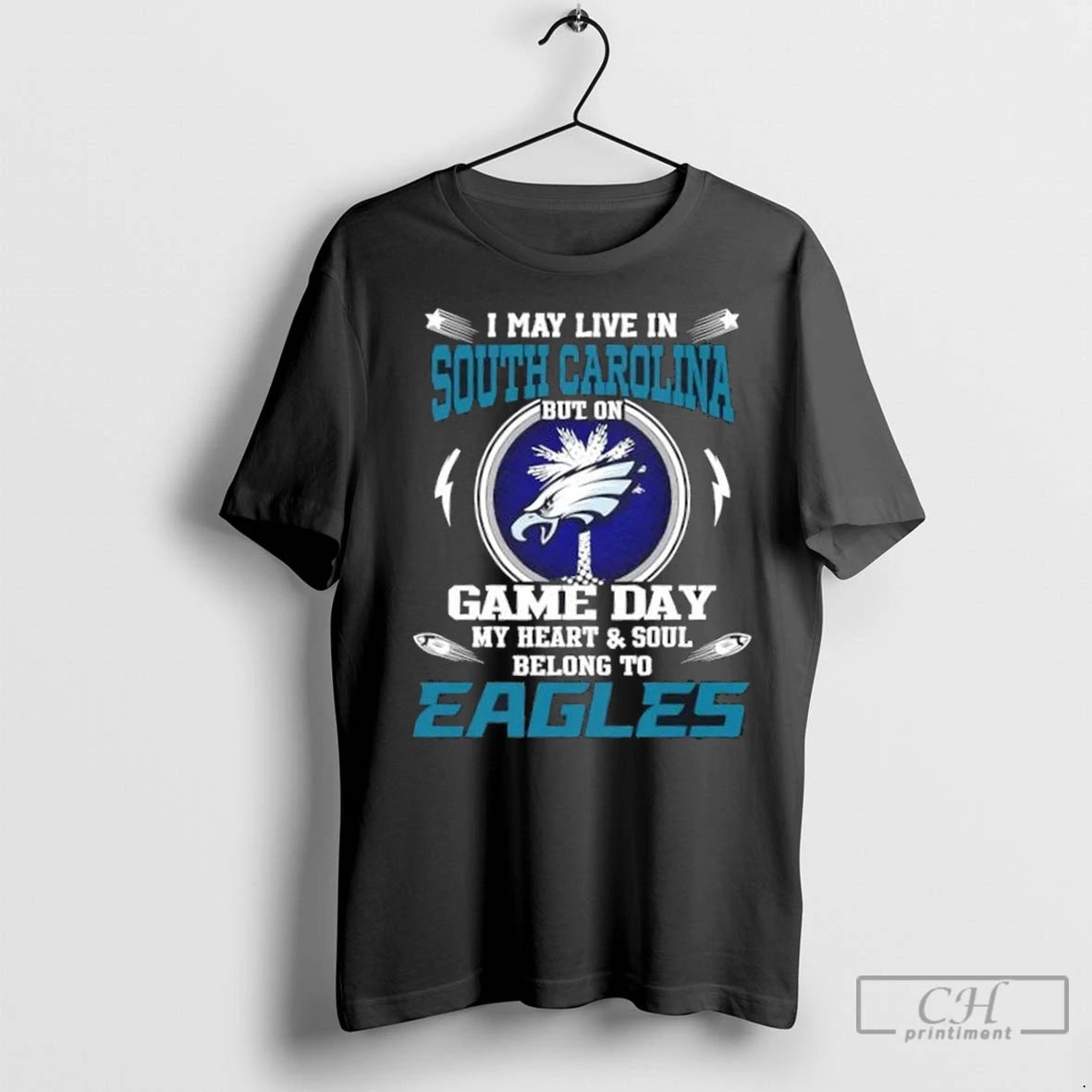 Premium I May Live In South Carolina But On Game Day My Heart And Soul