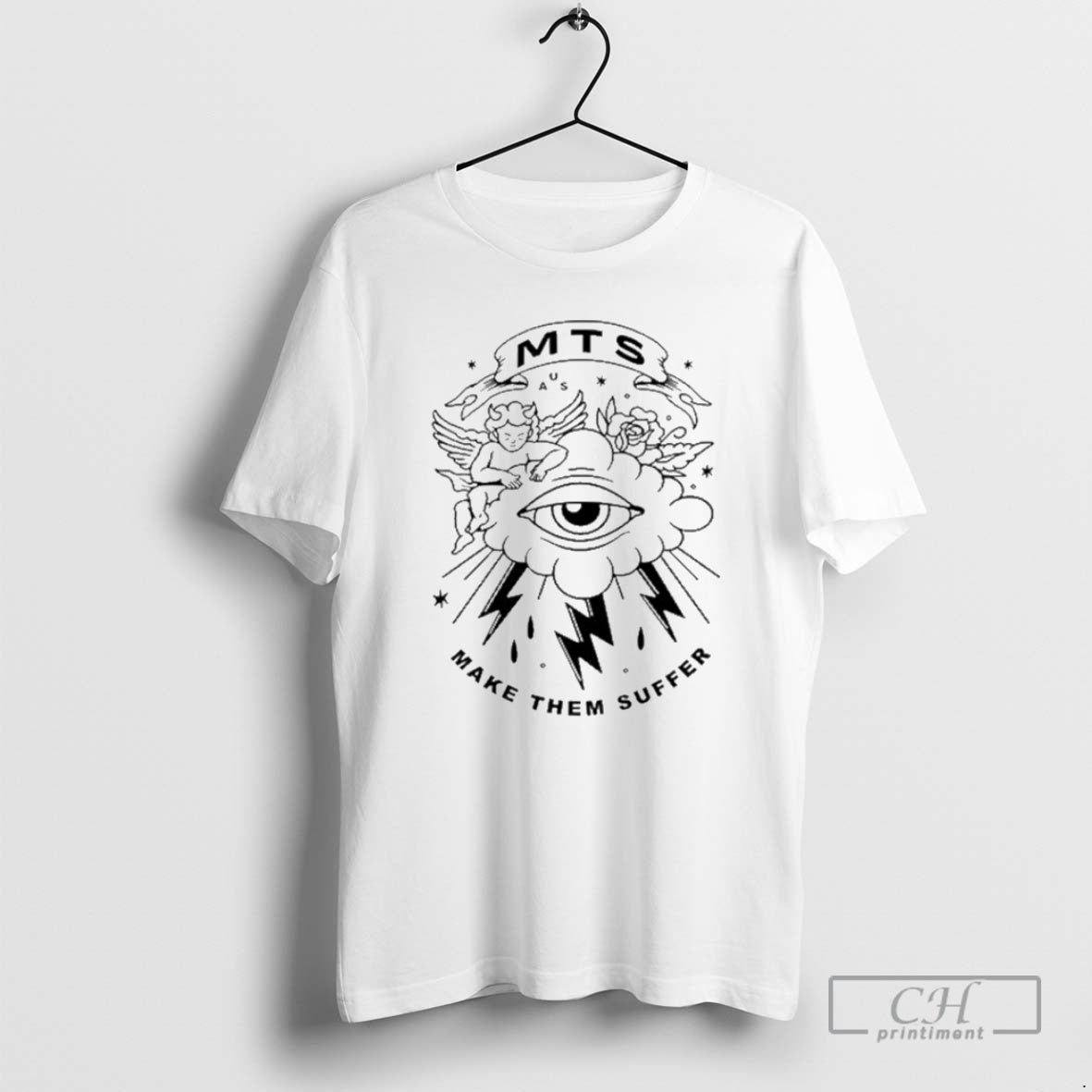 Premium Make Them Suffer Cloud Angel Eye Shirt Sweater