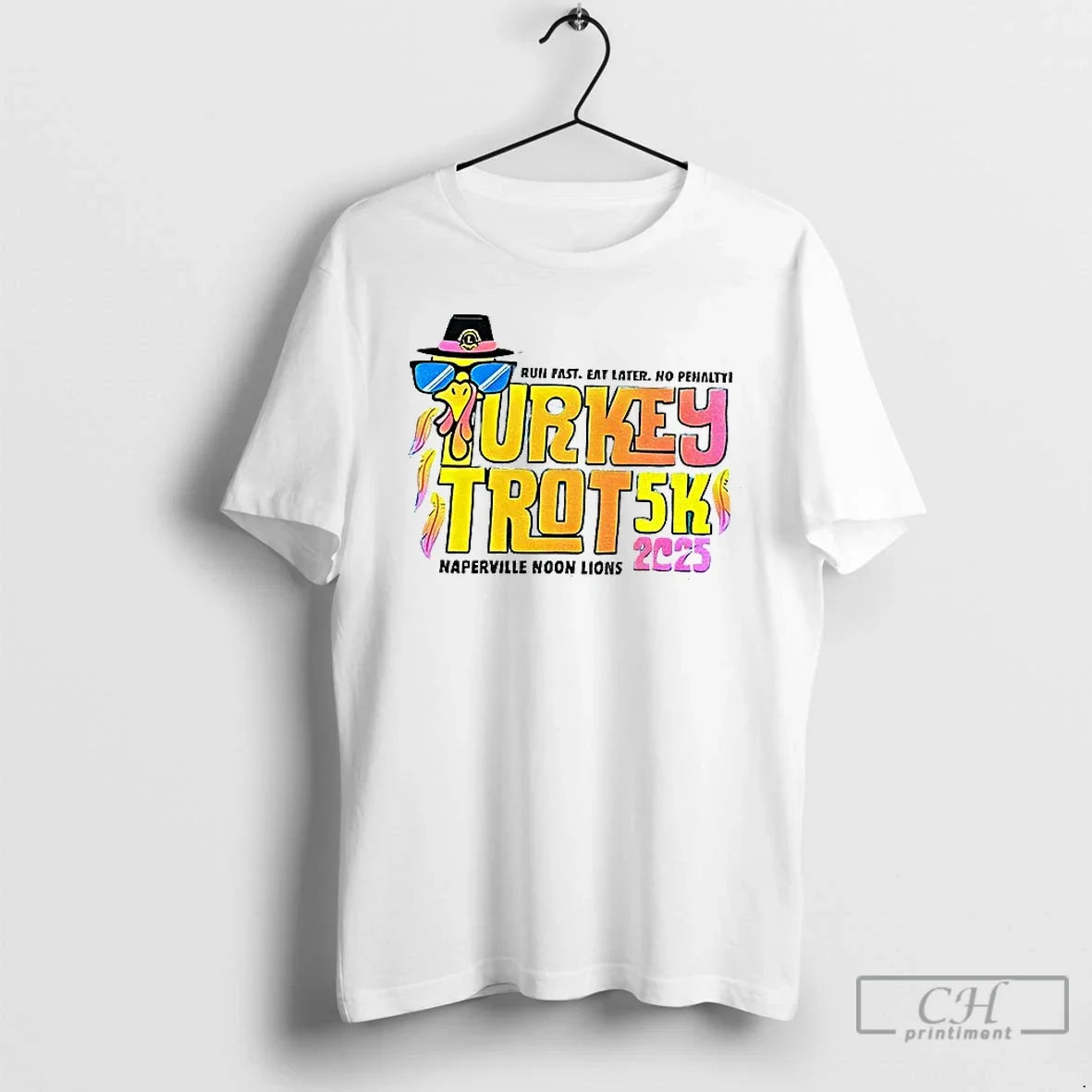 Naperville Noon Lions Run Fast Eat Later No Penalty Turkey Trot 5k 2025