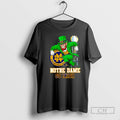 Premium Notre Dame Fighting Irish 2025 26 Cfp Go Irish Mascot Christmas Shirt Sweater