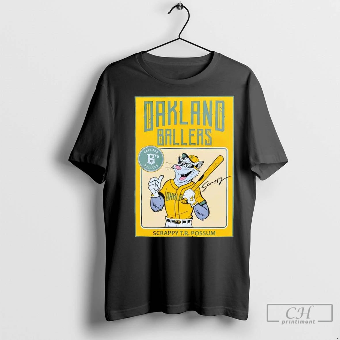 Premium Oakland Ballers Scrappy Rookie Card T Shirts
