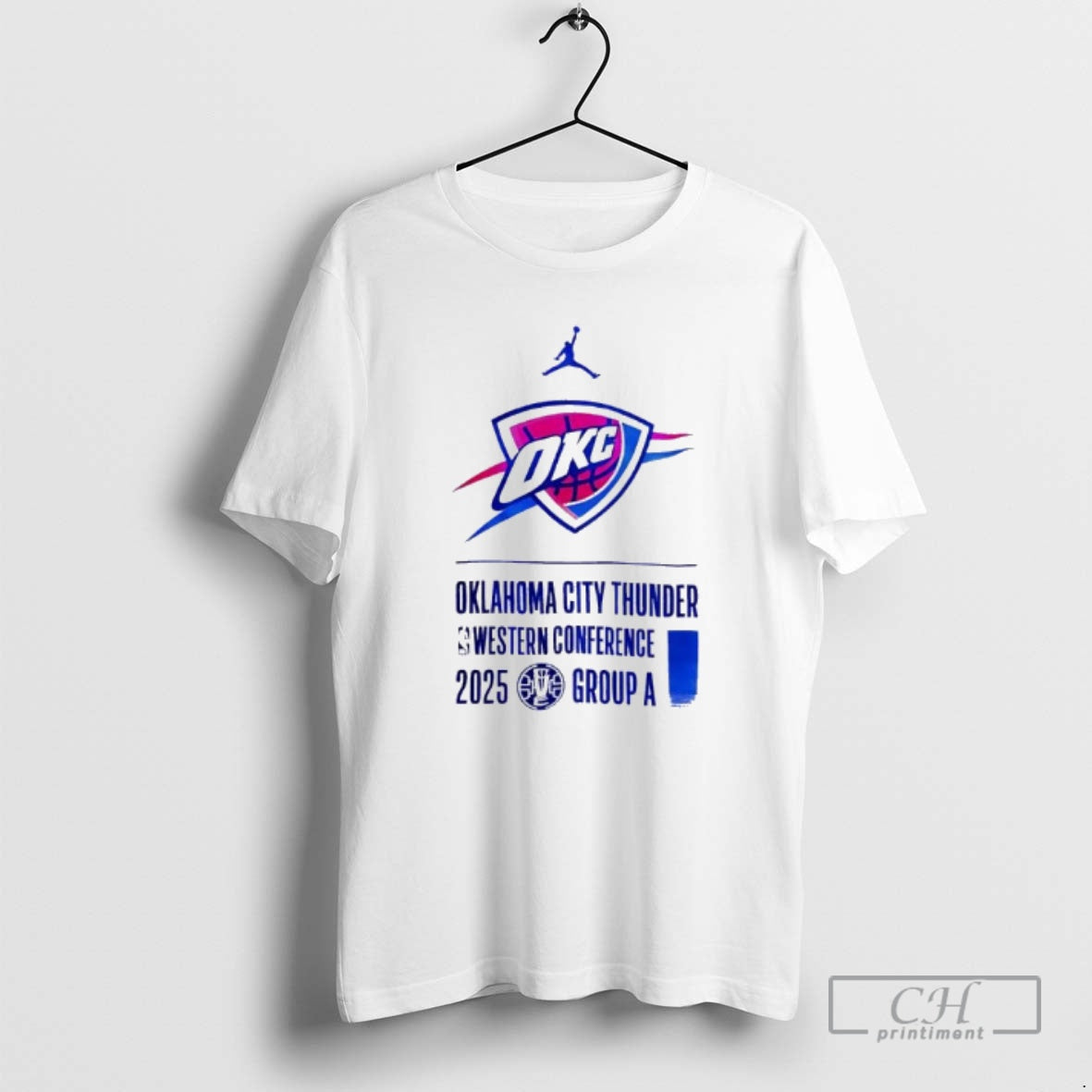Premium Oklahoma City Thunder Western Conference 2025 Group A Jersey Shirt Sweater