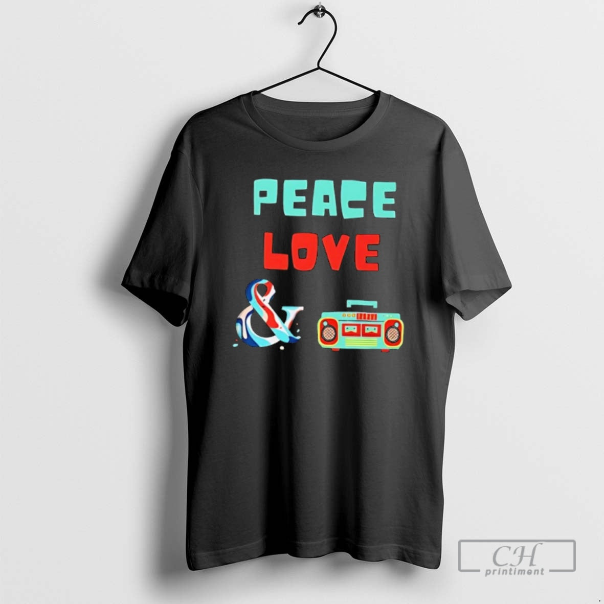 Premium Peace Love And Taperecorders Shirt Sweater