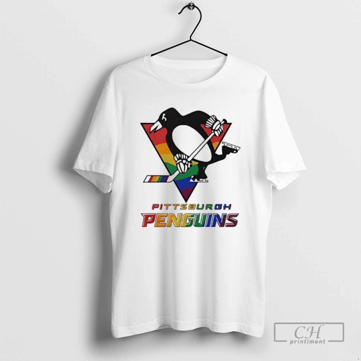 Premium Pittsburgh Penguins Atlanta Essentials 2025 Pride Flag Graphic Shirt Sweater