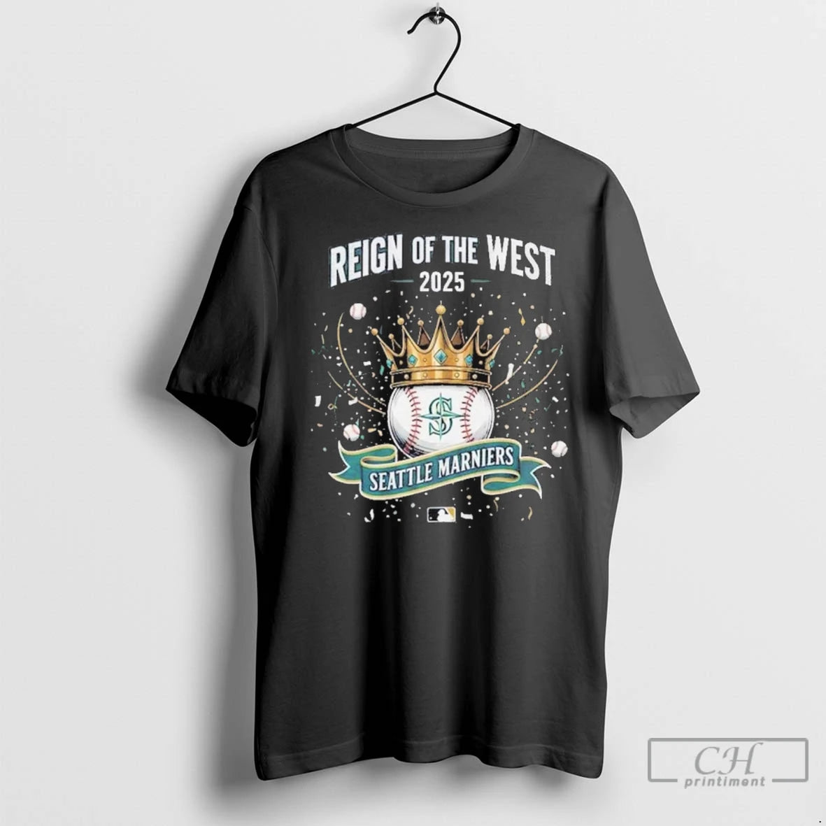 Premium Seattle Mariners Al West Champs First Time Since 2001 Reign Of The West 2025