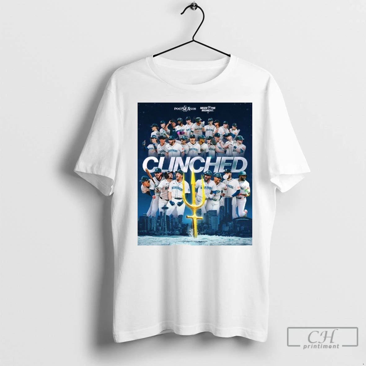 Premium Seattle Mariners Clinched 2025 Mlb Postseason Seize The Moment October Here We Come
