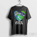 Seattle Sports Sounders Fc Seahawks Mariners My Dna Fingerprint Heart