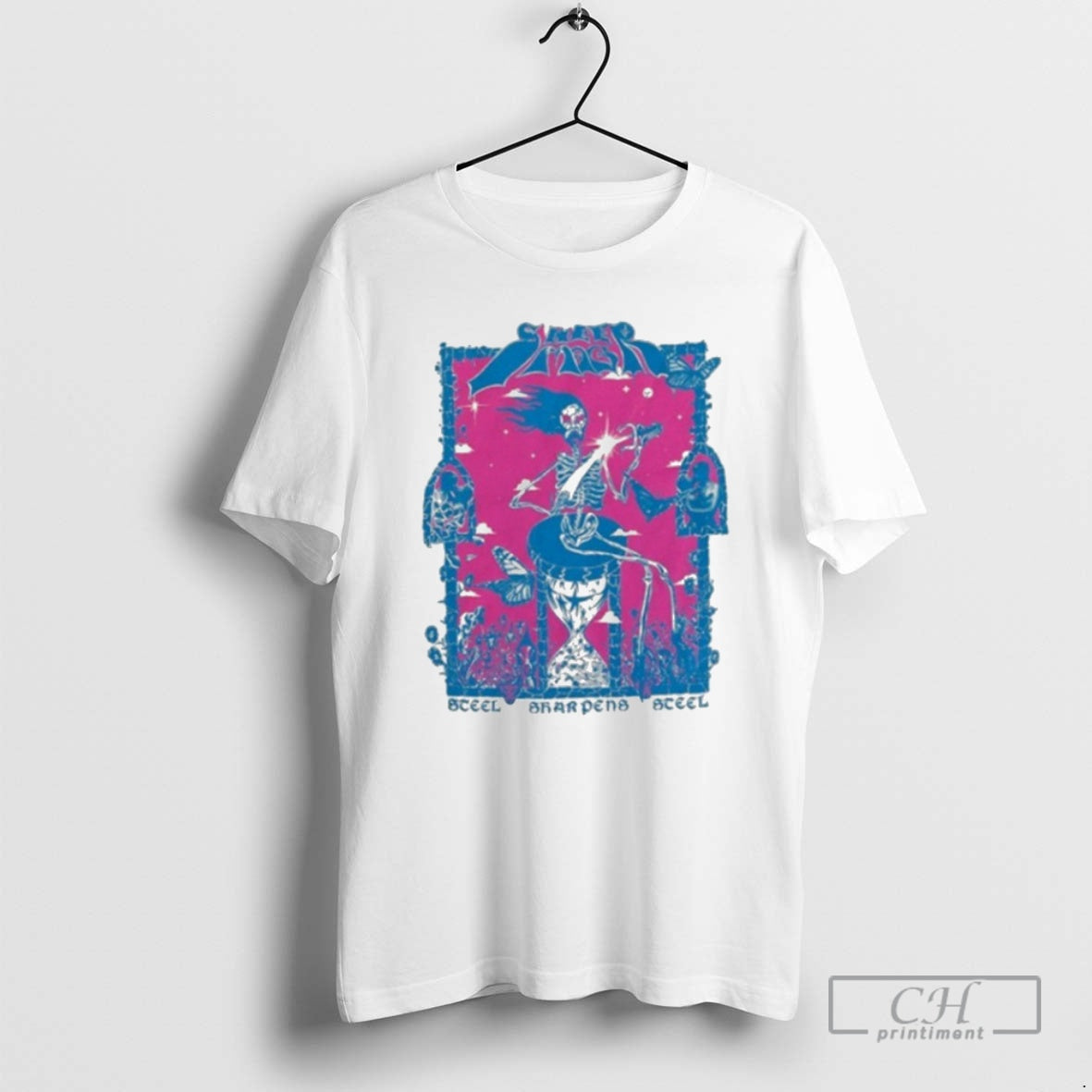 Premium Sheer Mag Steel Sharpens Steel Skeleton Shirt Sweater
