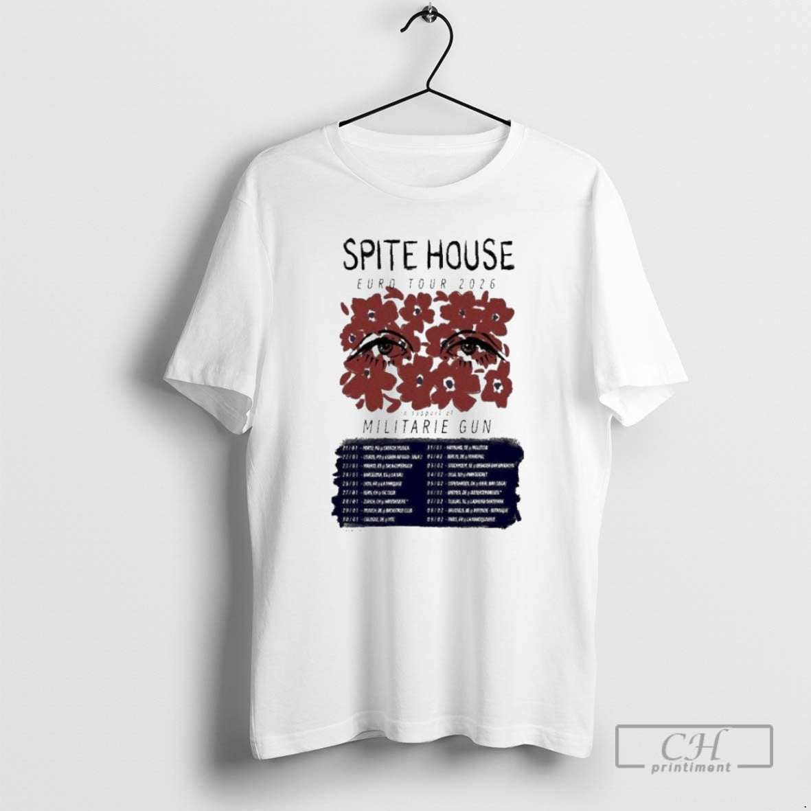 Premium Spite House Militarie Gun Eu Tour 2026 Eyes Shirt Sweater