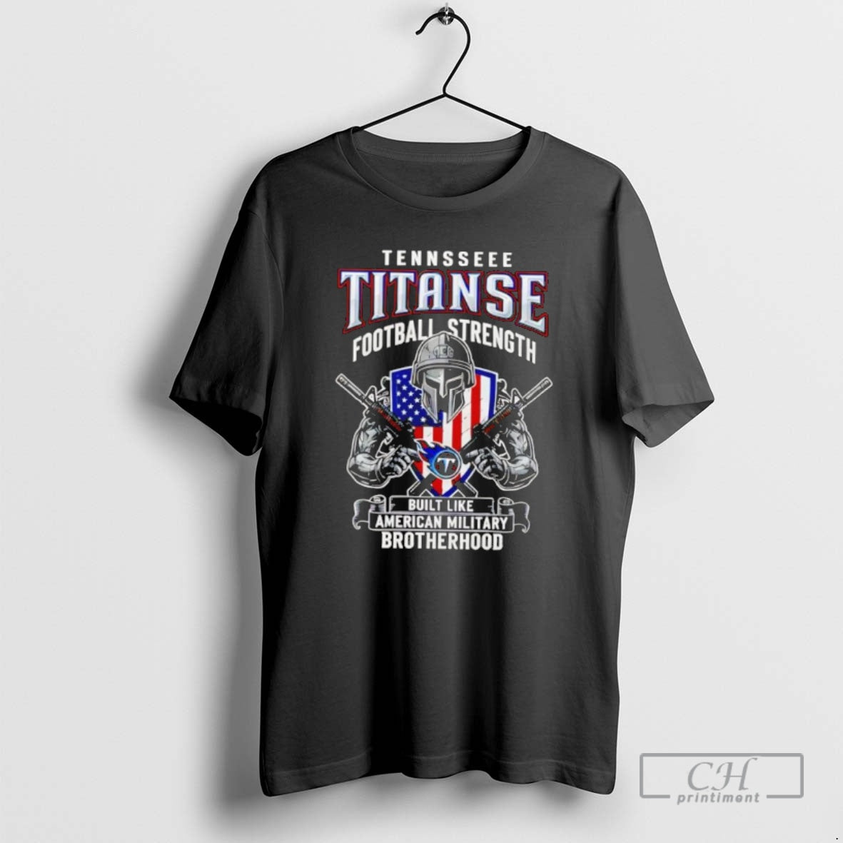 Premium Tennessee Titans Football Strength Built Like American Military Brotherhood Shirt Sweater