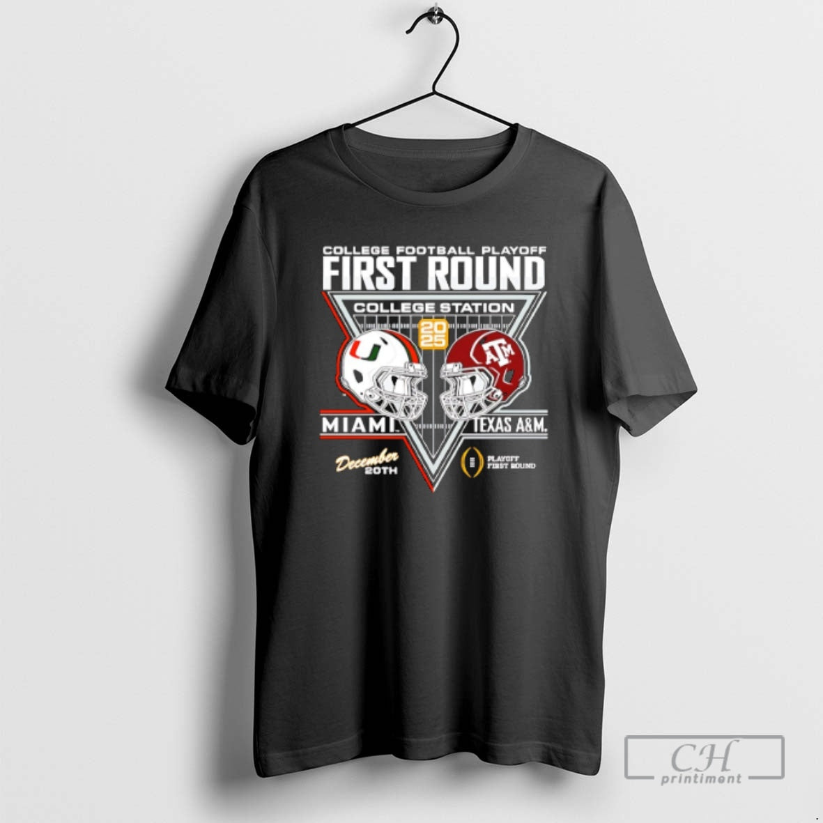 Premium Texas Am Aggie Vs Miami 2025 26 Cfp First Round Helmets Shirt Sweater