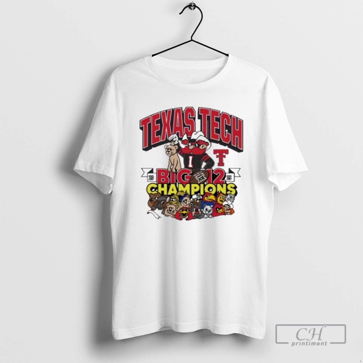 Premium Texas Tech Red Raiders Victory Winning Big 12 Football Champs Mascots Shirt Sweater
