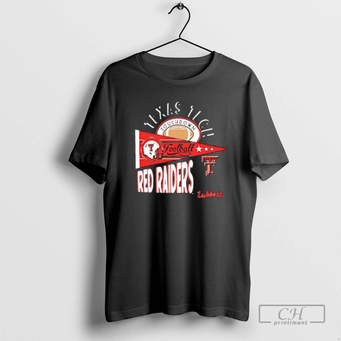 Premium Texas Tech Red Raiders Football Flag Logo Shirt Sweater