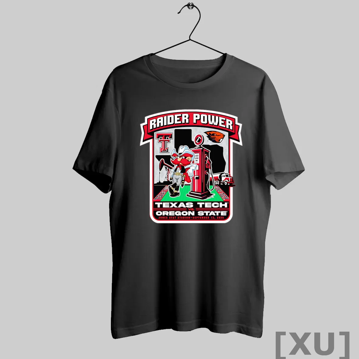 Premium Texas Tech Vs Oregon State 2025 Raider Power Energy Gameday T Shirts