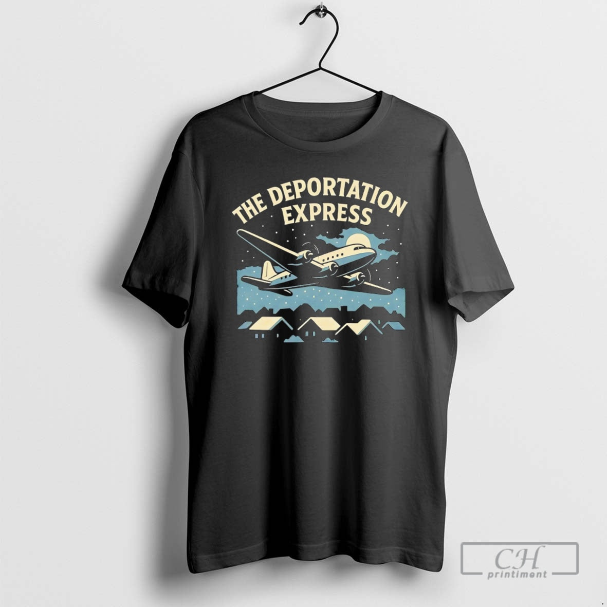 Premium The Deportation Express Plane Vintage Christmas Shirt Sweater
