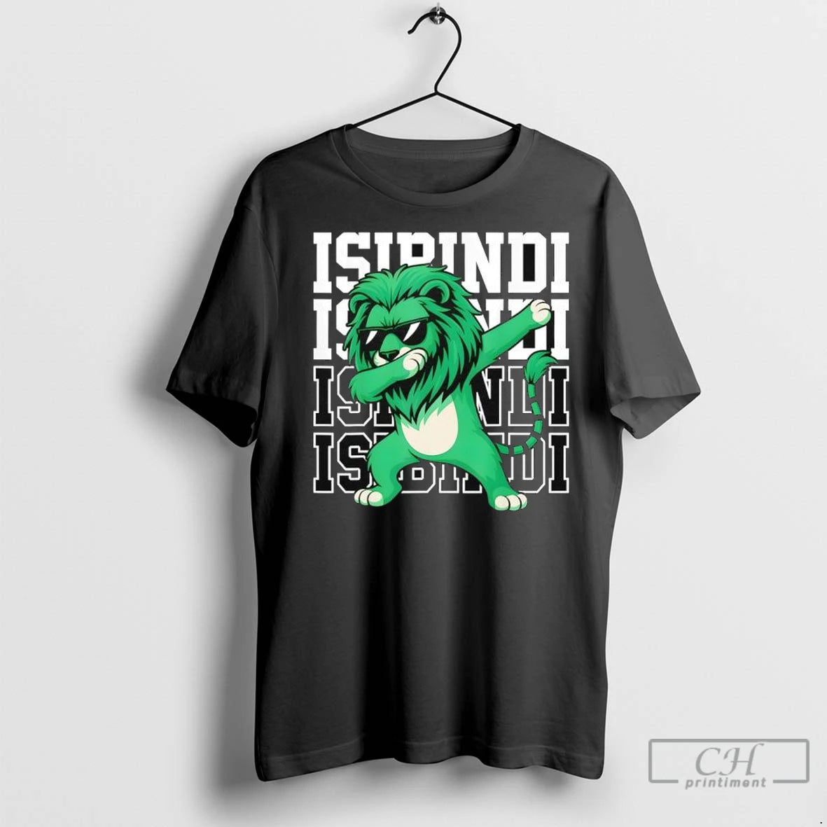 Premium Vintage Isibindi Name Dab Cool Animal T Shirts