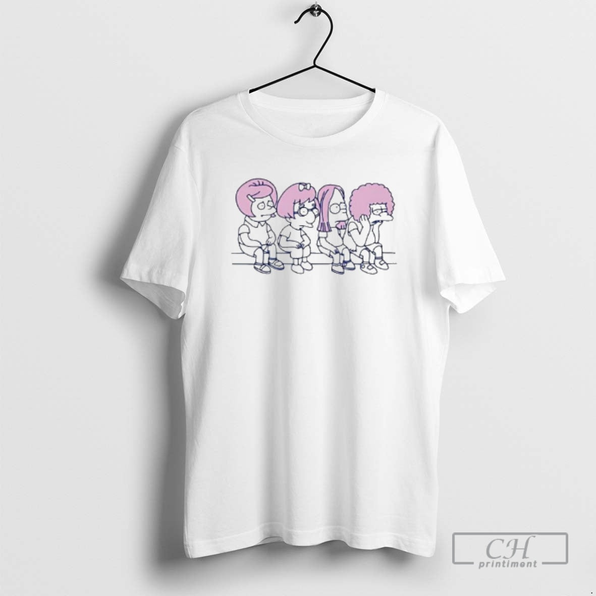 Premium Wigs The Simpsons Characters Shirt Sweater