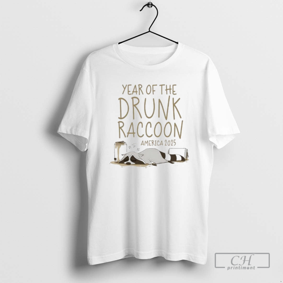 Premium Year Of The Drunk Raccoon America 2025 Shirt Sweater