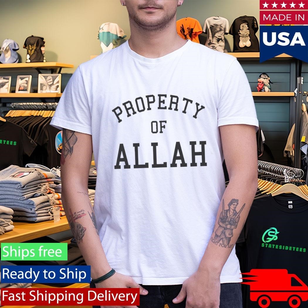 Property Of Allah Islamic Faith Shirt Unisex , , , Long Sleeve Tee