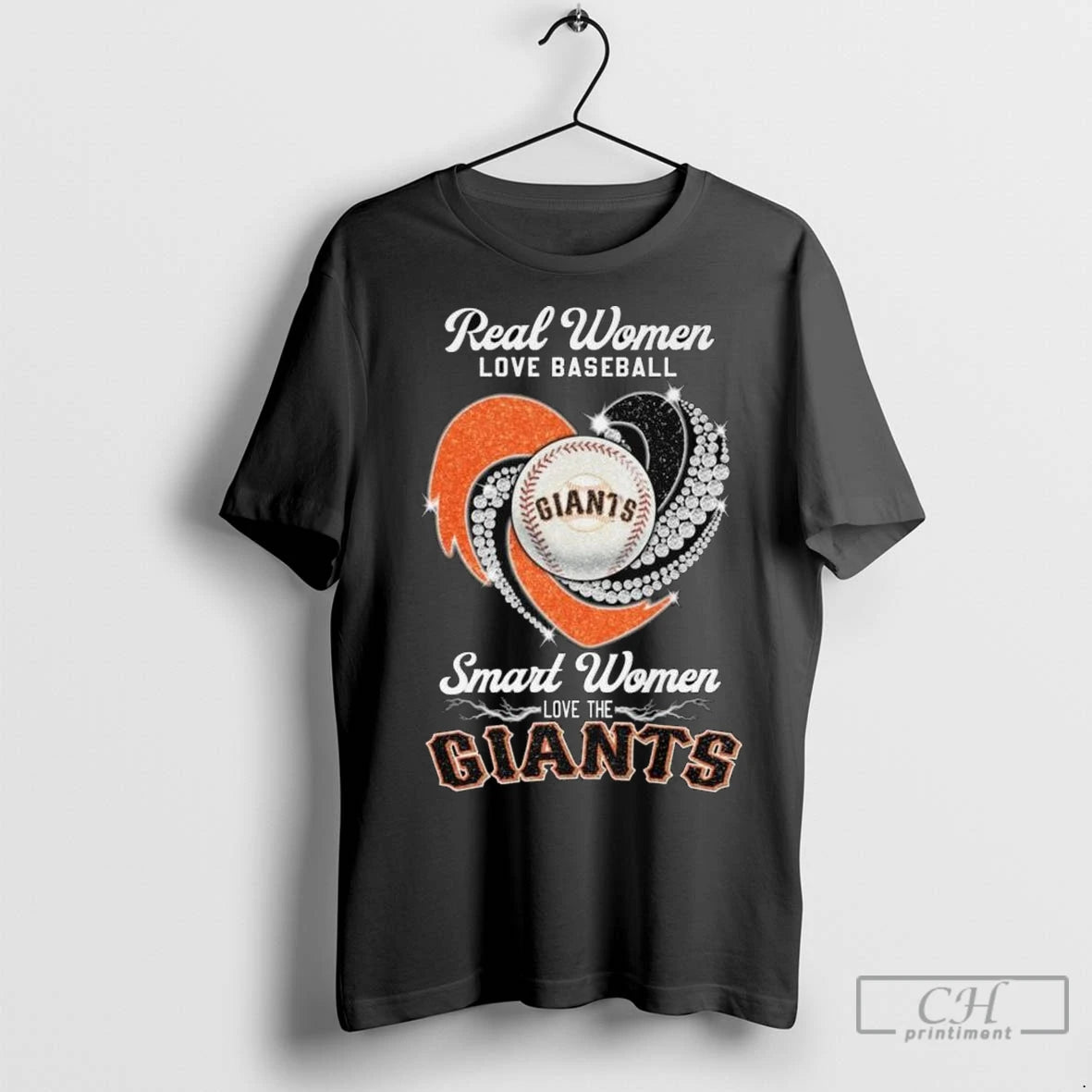 Real Women Love Baseball Smart Women Love The San Francisco Giants Diamond Heart 2025 Long