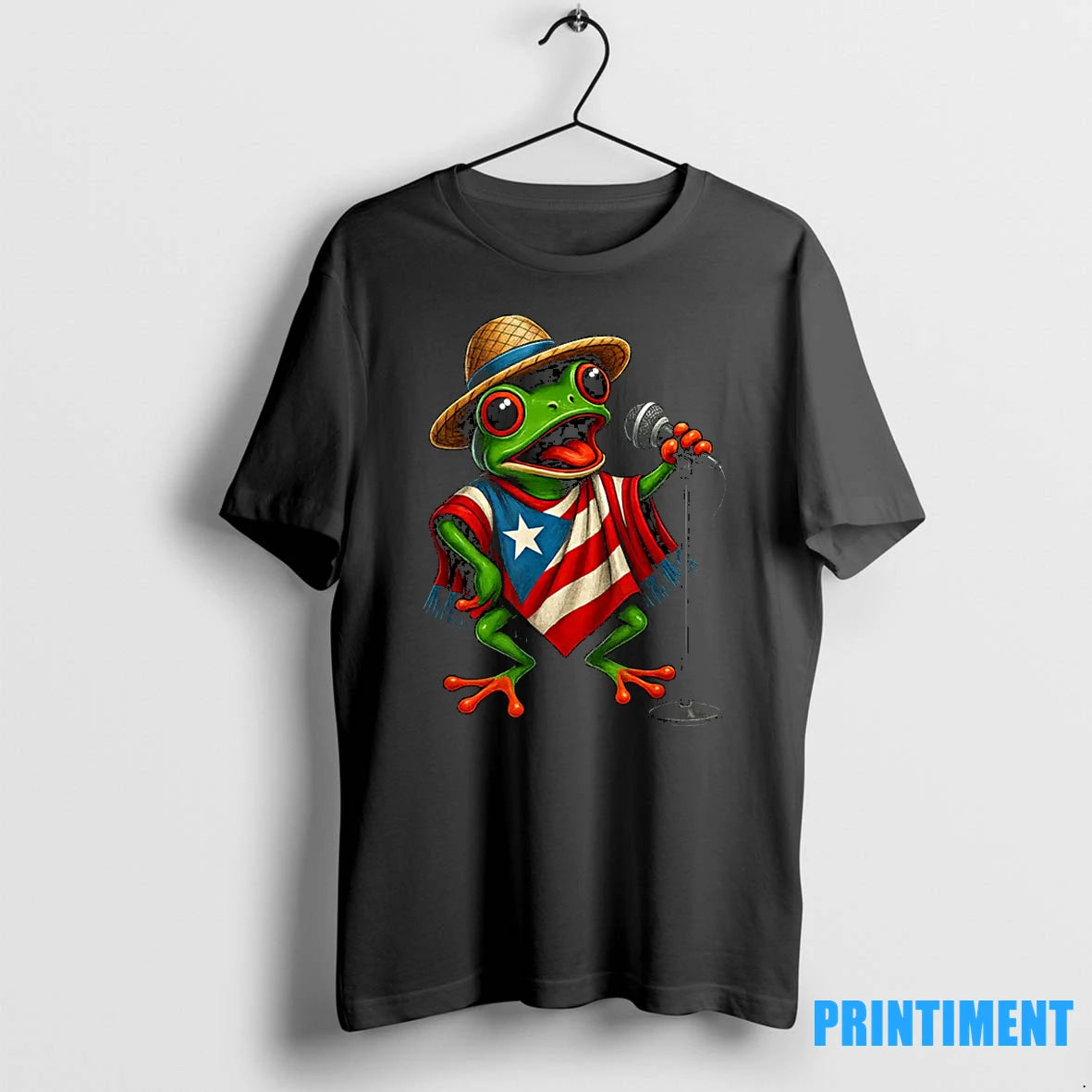 Rican Sapo Concho Coqui Frog Funny Puerto Rico Flag Hispanic Tshirts Sweater