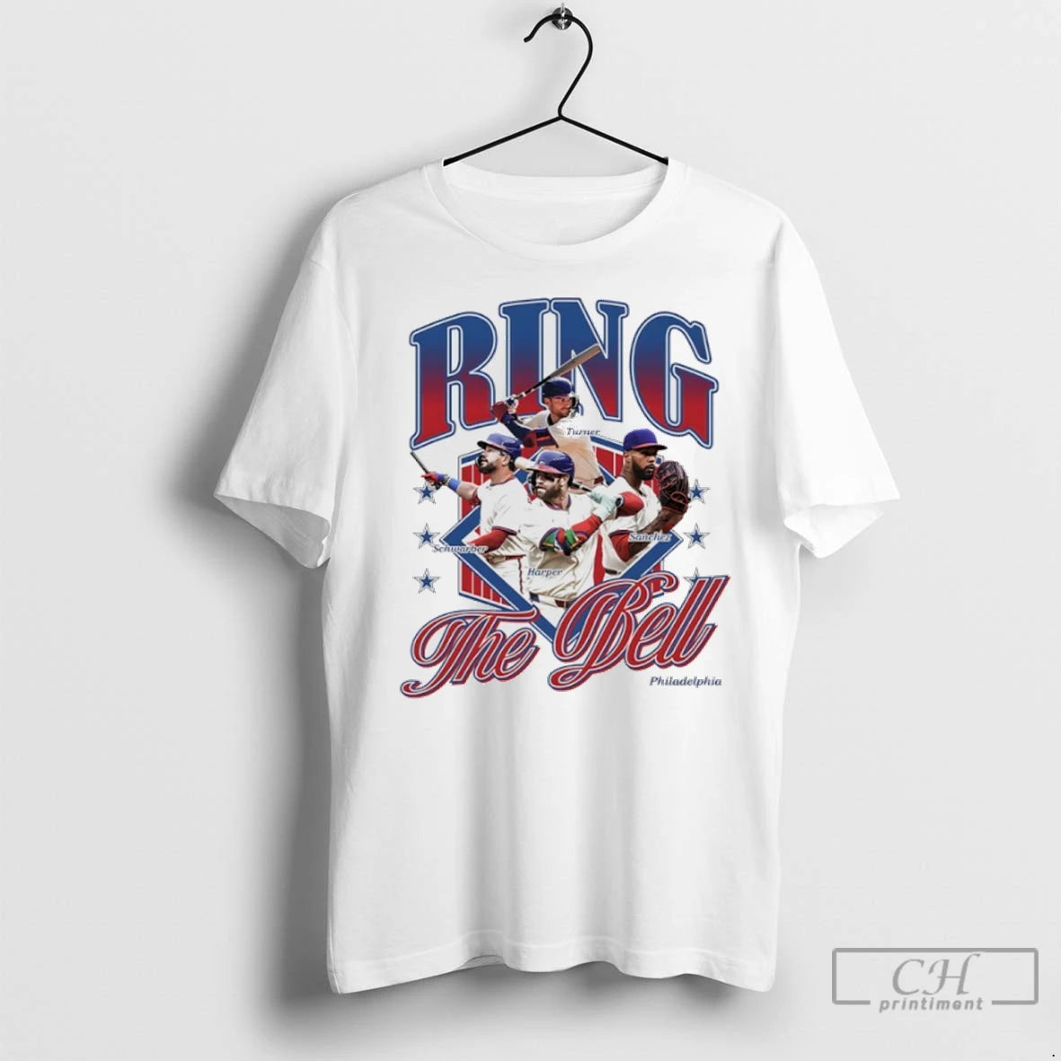 Ring The Bell Philadelphia Phillies Turner Sanchez Harper And Schwarber T Shirts