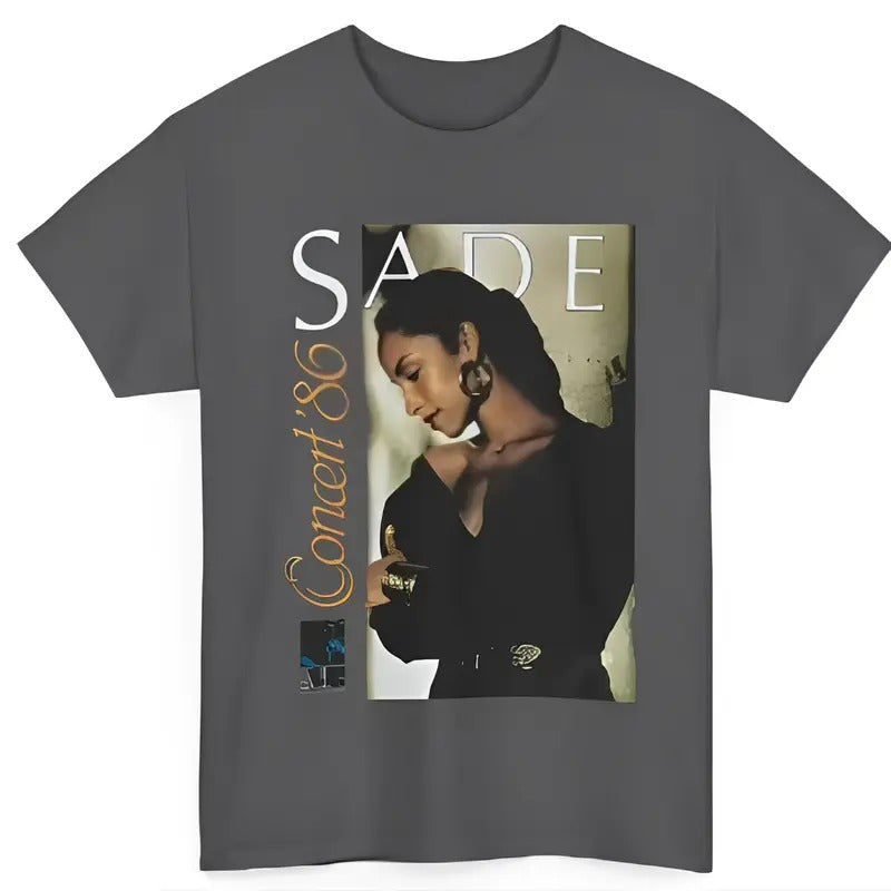 Sade Sade World Tour Sade Shirt 90s Vintage Sade Shirt Sade Concert 1986