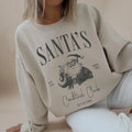 Santa'S Cocktail Club Merry Bougie Coquette Crew Neck