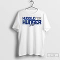 Sean Mcdermott Wearing Huddle For Hunger Bills T Shirts