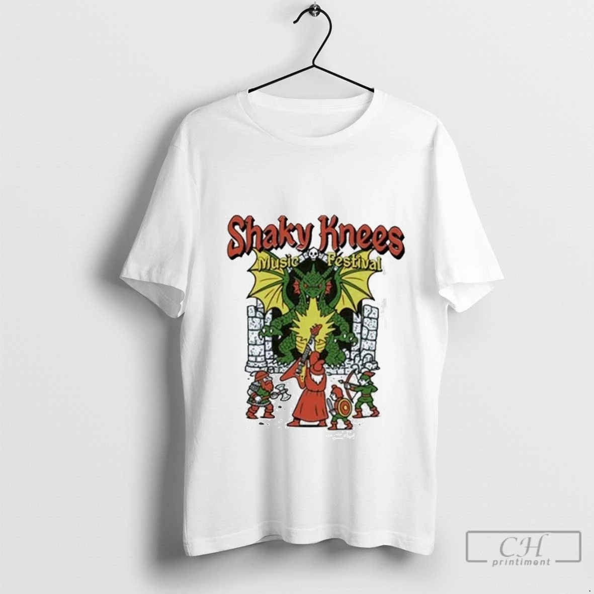 Shaky Knees Festival Dragon Raglan Lineup Tee September 19 21 2025 In Piedmont Park Atlanta