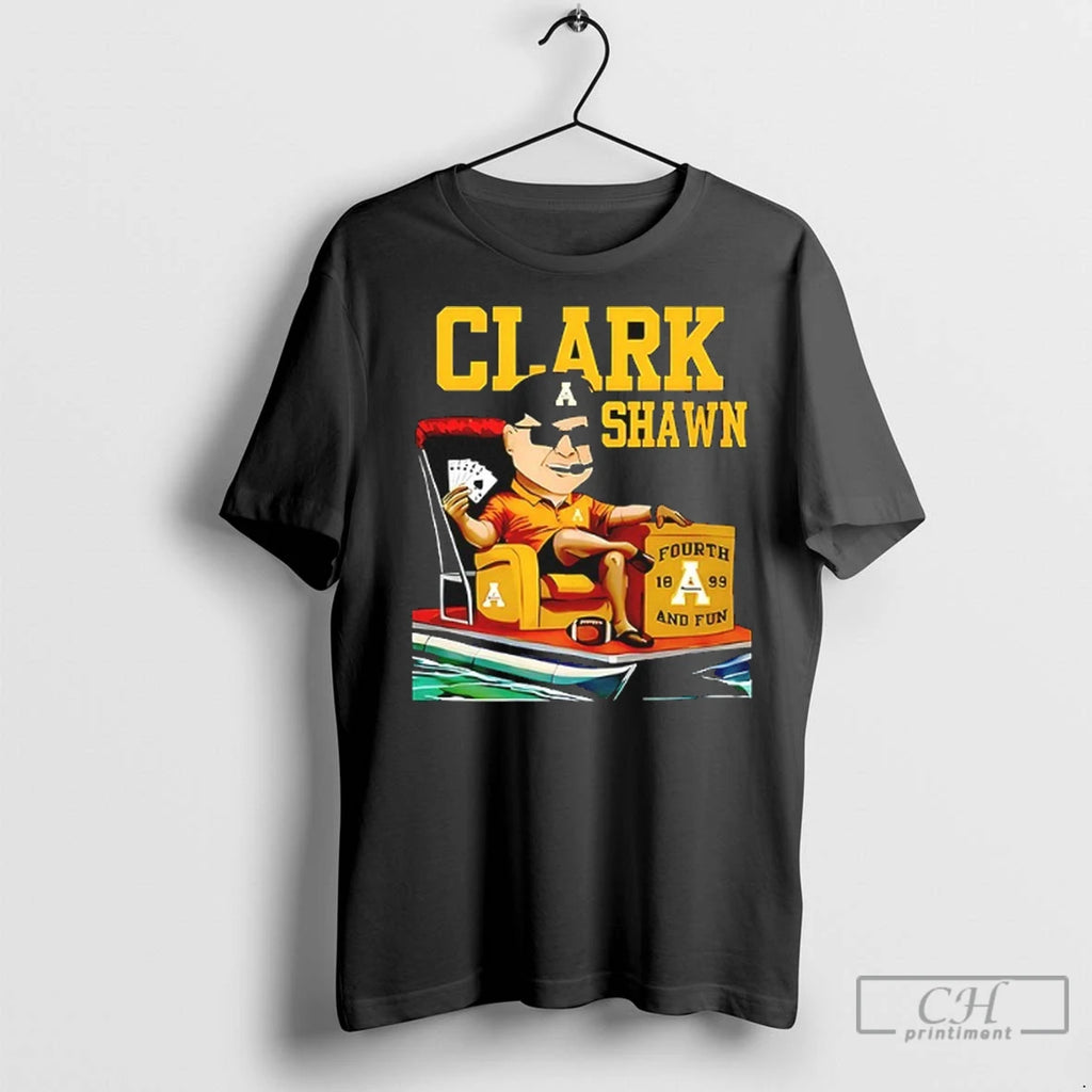 Shawn Clark Appalachian State Mountaineers Football Tribute 1975 2025 T Shirts