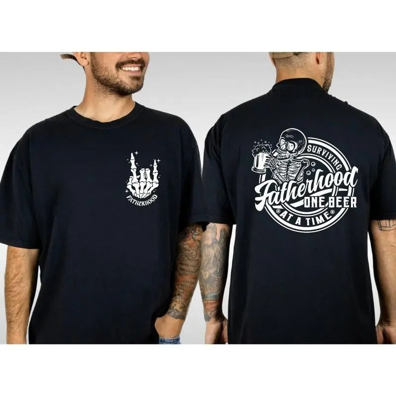 Shirt Dad Funny Shirt Dad Fatherhood Skeleton Hand Dad Shirt Cool Dad Dad Dad Shirt New Dad Est Cool Dads Club