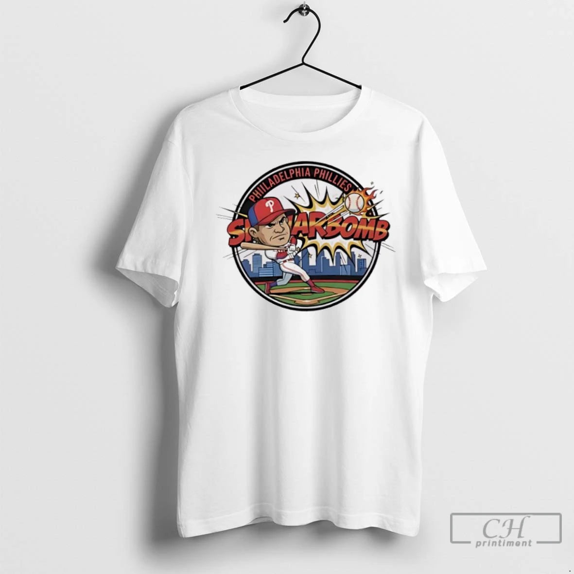 Shwarbomb Kyle Schwarber Philadelphia Phillies Cartoon T Shirts