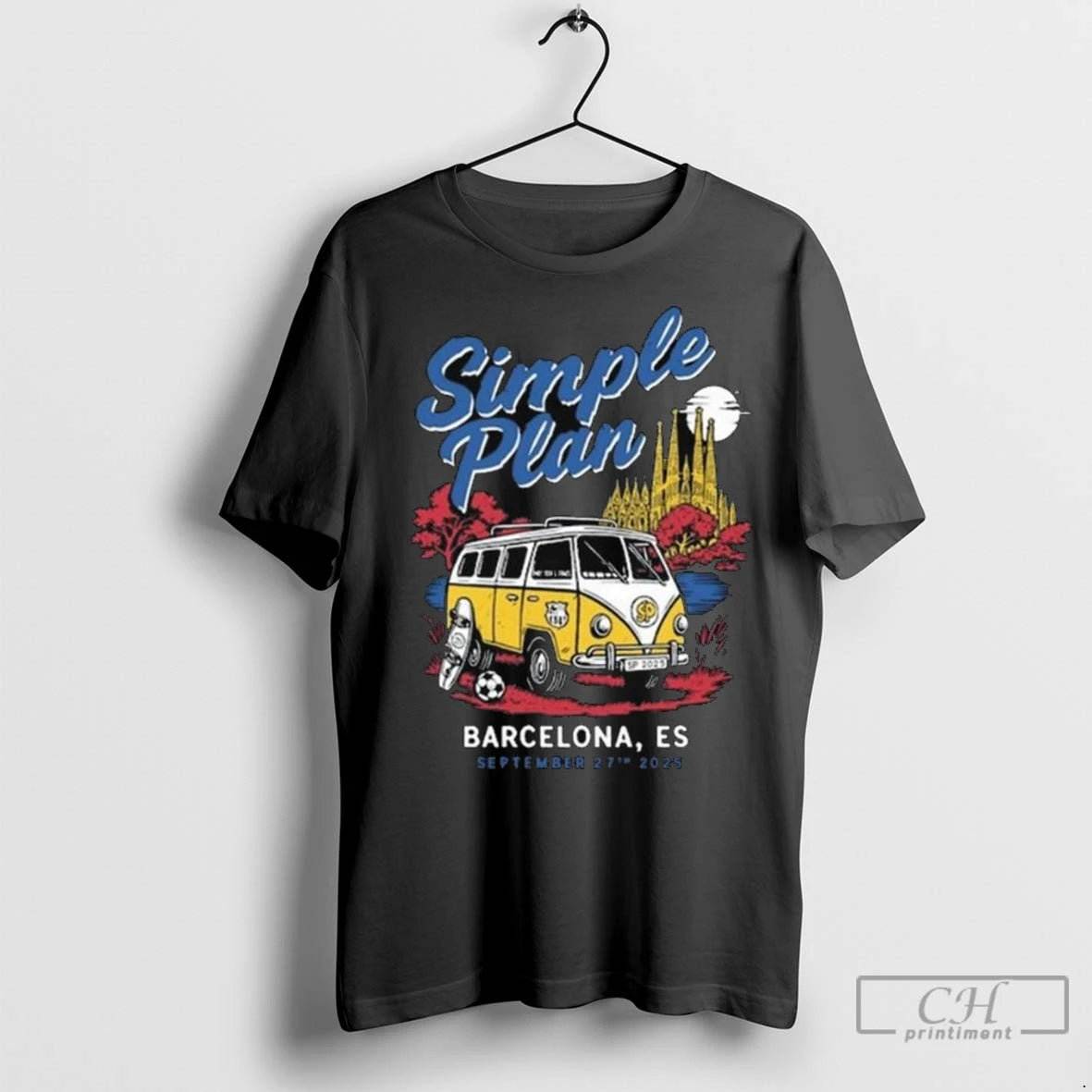 Simple Plan Badalona Es 2025 Long Sleve T Shirts