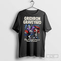 Skeleton Gridiron Graveyard The Final Down T Shirts